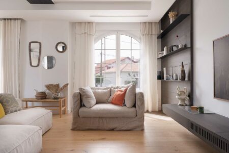 agencement meuble TV et bibliothèque à biarritz