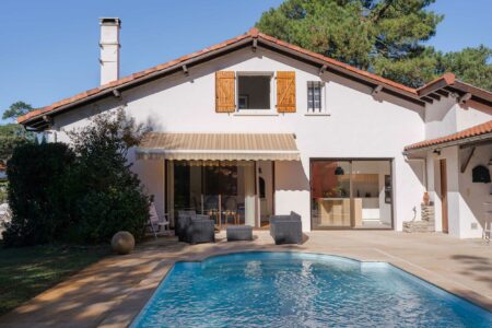 Rénovation de la maison et construction d'un garage à Labenne